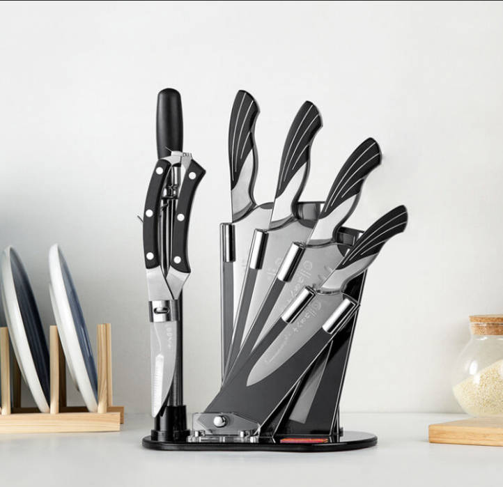 Set of knives and tools